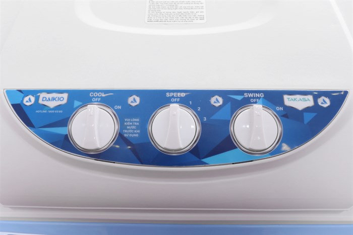 Quạt điều hòa Daikio DKA-05000C 210W Màu Trắng