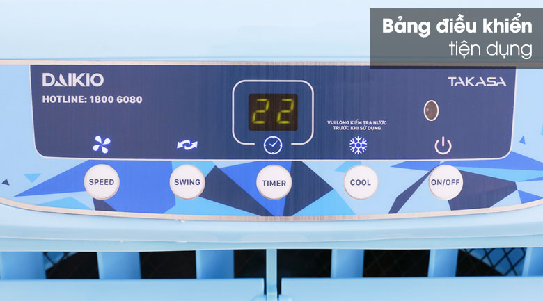 Quạt điều hòa Daikio DKA-04000A 160W