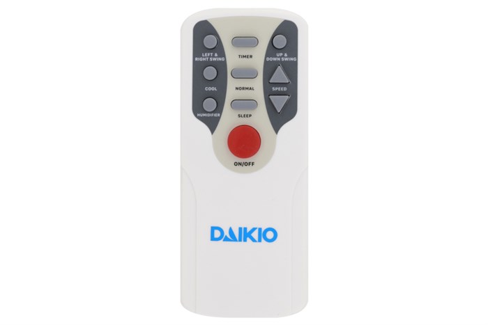 Quạt điều hòa Daikio DKA-01500B 90W Màu Trắng