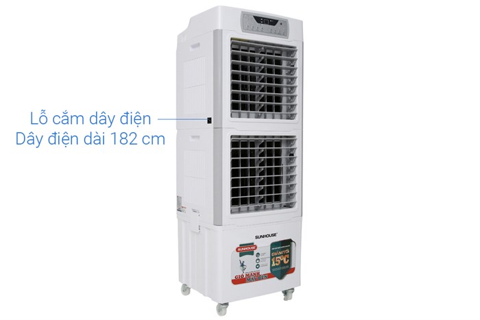 Quạt điều hòa Sunhouse SHD7756 280W Màu Trắng
