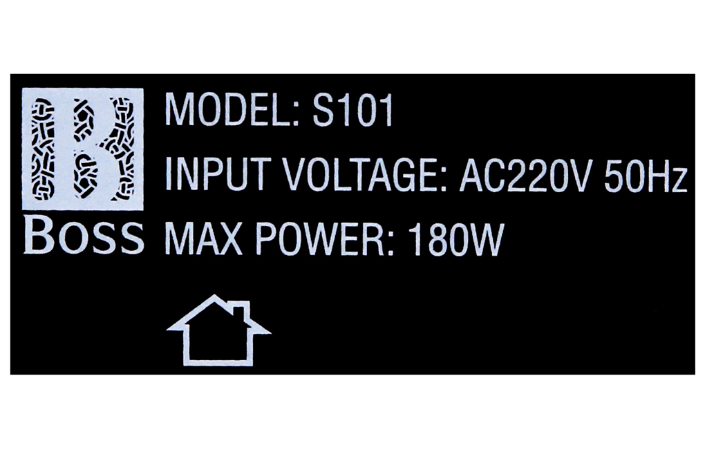 Quạt điều hòa không khí Boss S-101 180W Màu Đen