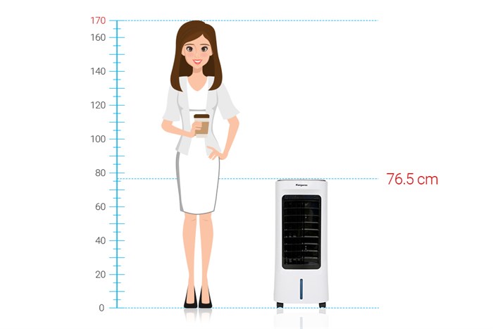 Quạt điều hòa Kangaroo KG50F58 85W Màu Trắng