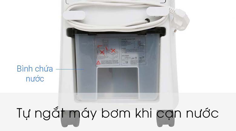 Tự ngắt bơm khi cạn nước - Quạt điều hòa Kangaroo KG50F58