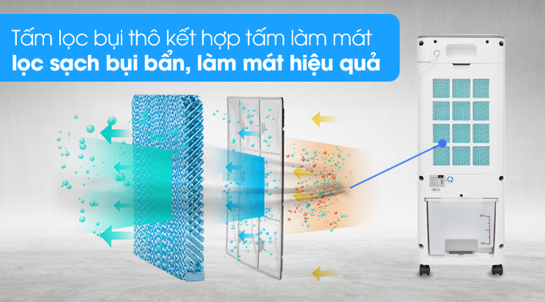 Quạt điều hòa Midea AC100-18B 60W