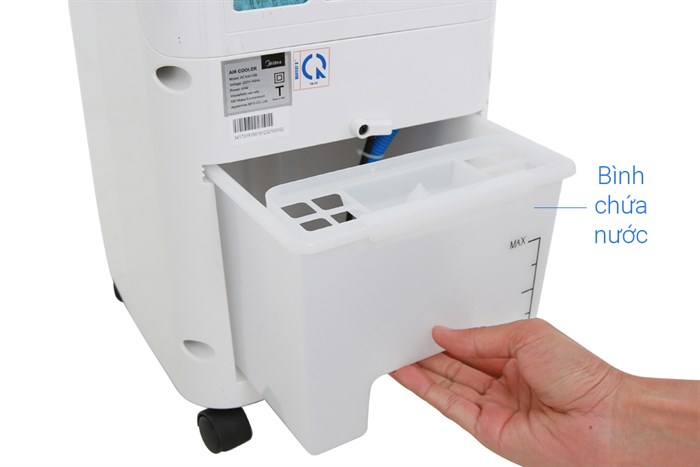 Quạt điều hòa Midea AC100-18B 60W Màu Trắng