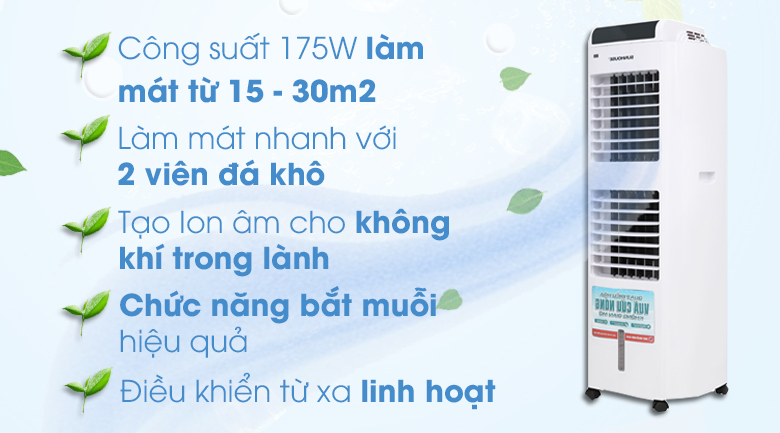 Quạt điều hòa Sunhouse SHD7738 175W