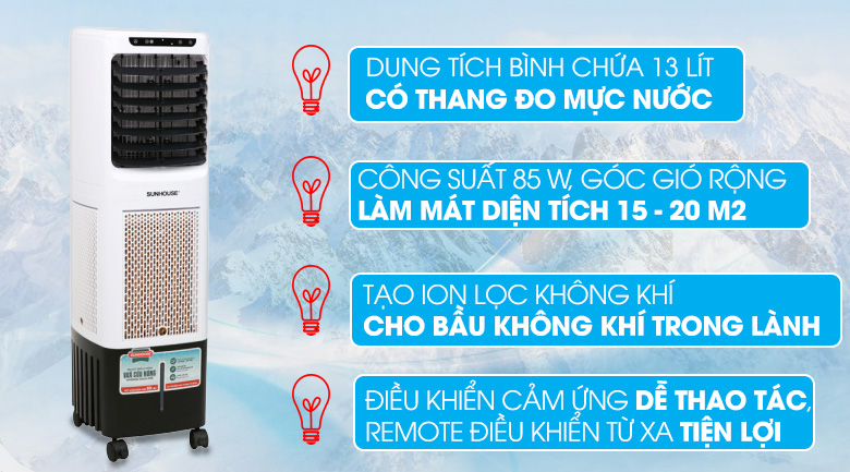 Quạt điều hoà Sunhouse SHD7713 85W
