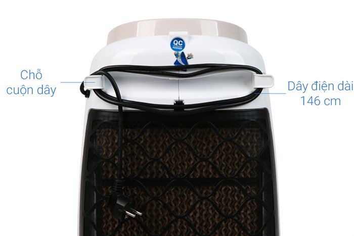 Quạt điều hoà Daikiosan DKA-01500B 90W Màu Trắng - Kem