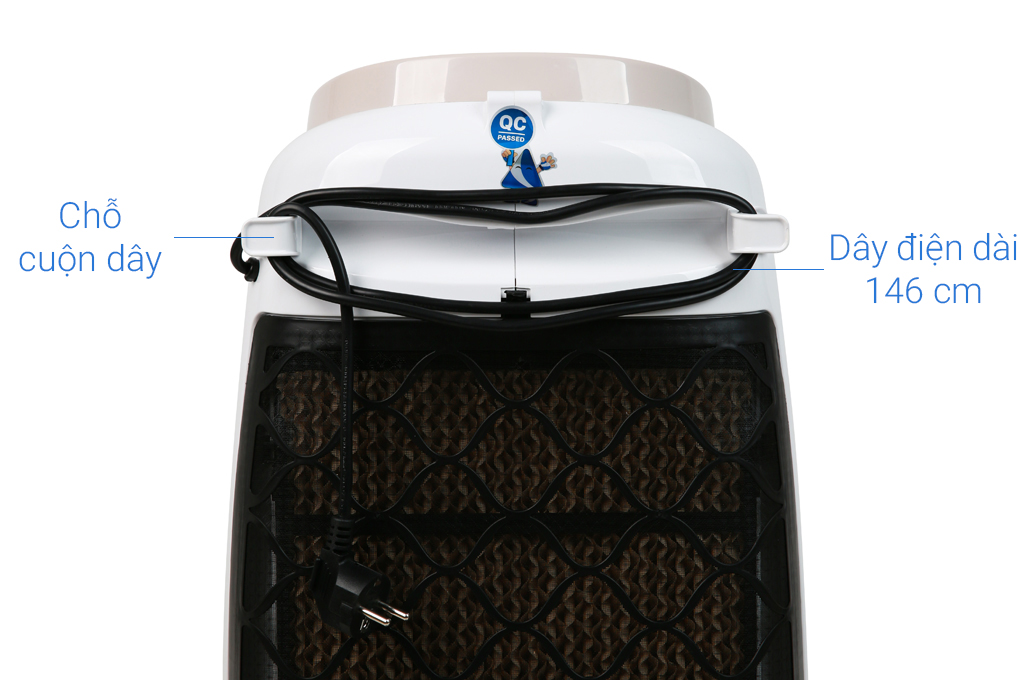 Quạt điều hoà Daikiosan DKA-01500B 90W Màu Trắng - Kem