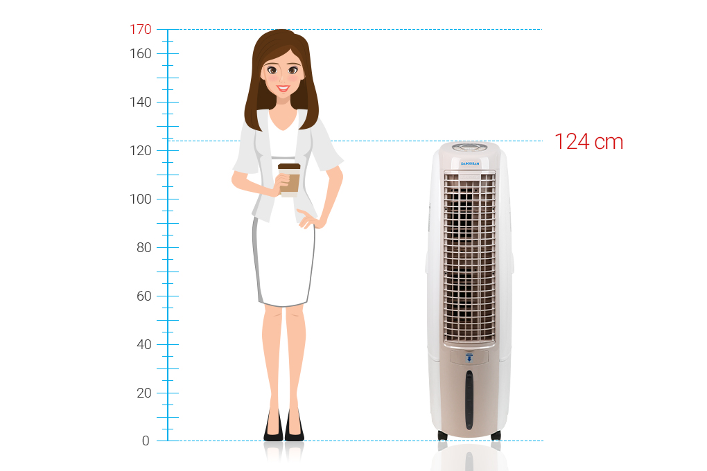 Siêu thị quạt điều hoà Daikiosan DKA-02500B