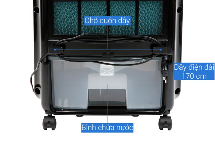 Quạt điều hòa Midea AC200-19WV 100W Màu Trắng