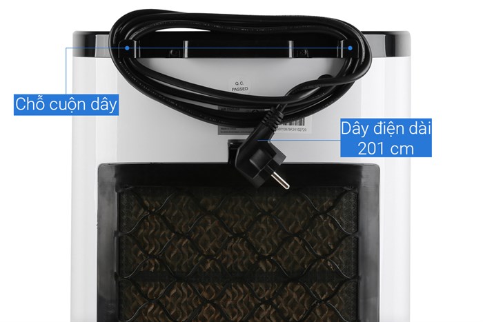 Quạt điều hòa Comfee CF-AC12AR 100W Màu Trắng - Đen