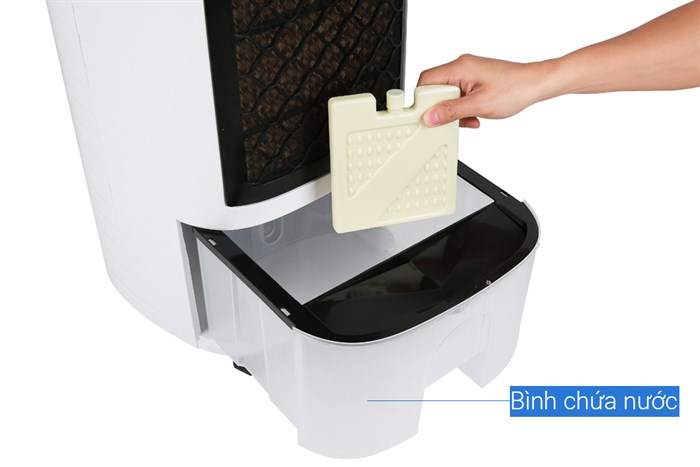 Quạt điều hòa Comfee CF-AC12AR 100W Màu Trắng - Đen