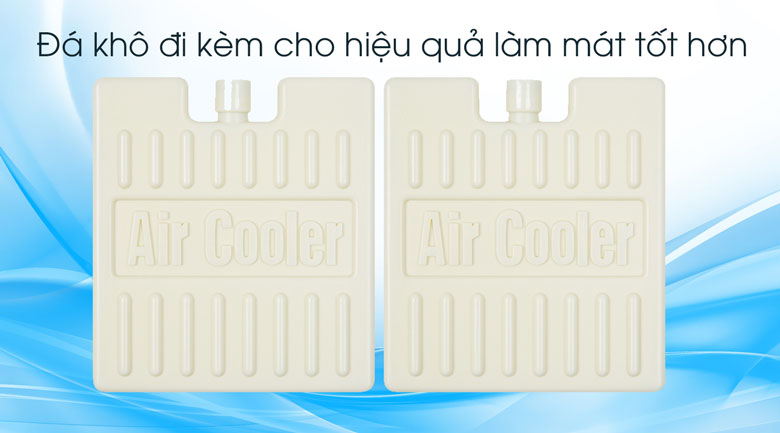 Đi kèm 2 hộp đá khô cho hiệu suất làm mát cao hơn - Quạt điều hòa Comfee CF-AC12AR