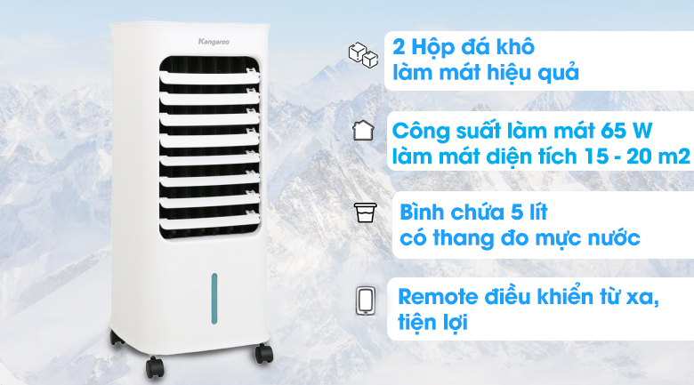 Quạt điều hoà Kangaroo KG50F61 65W