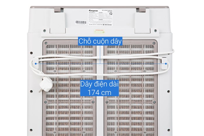 Quạt điều hoà Kangaroo KG50F62 100W Màu Nâu