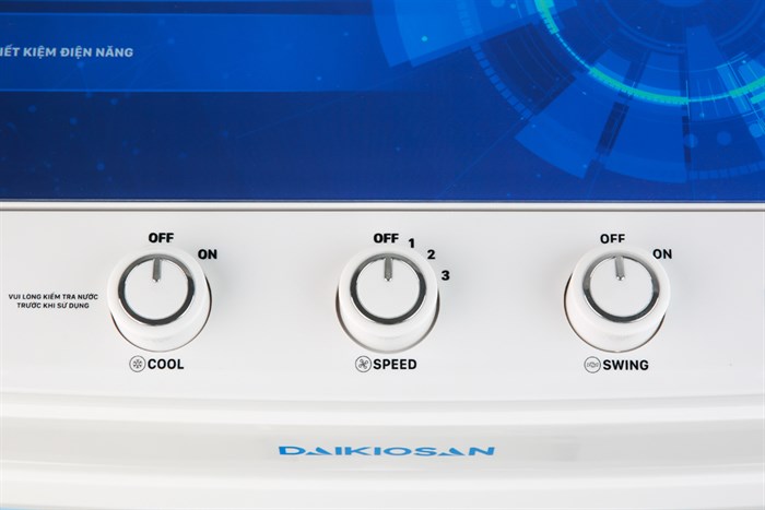 Quạt điều hoà Daikiosan DKA-04000C 110W Màu Trắng - Xanh