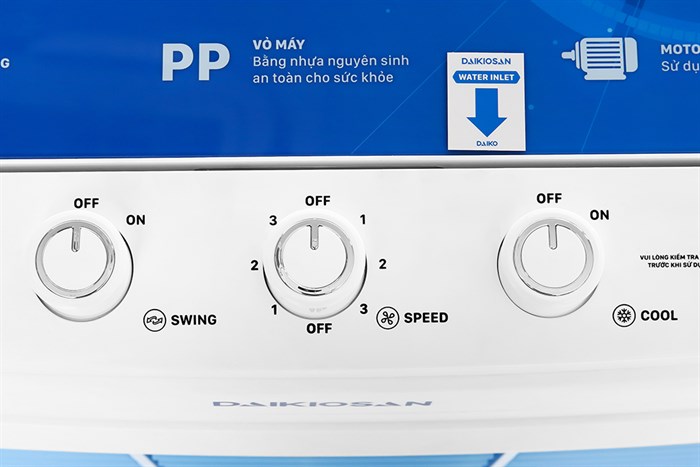 Quạt điều hoà Daikiosan DKA-04500A 175W Màu Trắng - Xanh