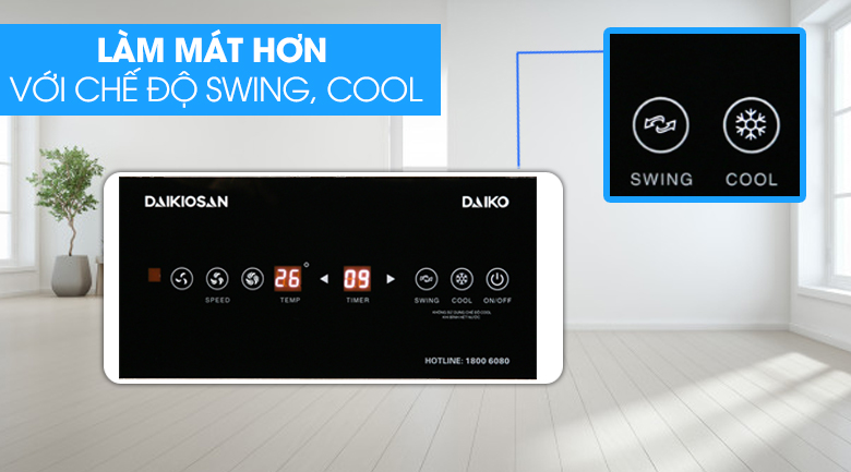 Quạt điều hoà Daikiosan DKA-06000B 200W