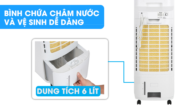 Dung tích - Quạt điều hoà Gree KSWK-0603D