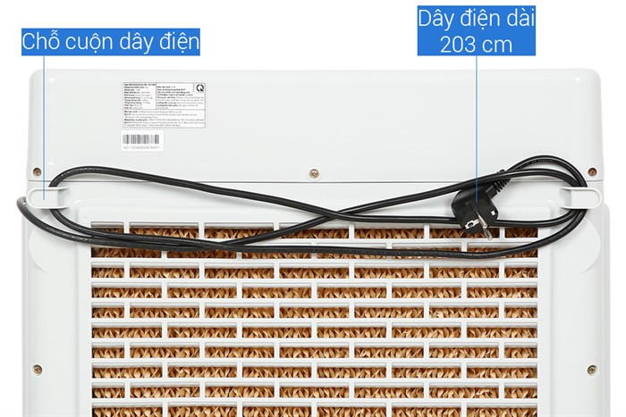 Quạt điều hòa Delites DEL-AC45AR 130W Màu Xám