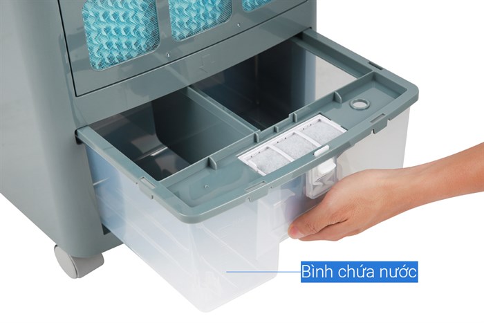 Quạt điều hòa Delites DEL-AC07CR 60W Màu Xám