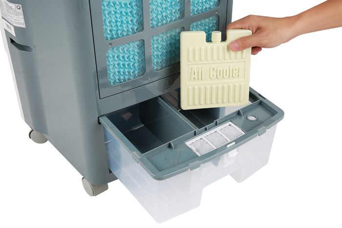 Quạt điều hòa Delites DEL-AC07CR 60W Màu Xám