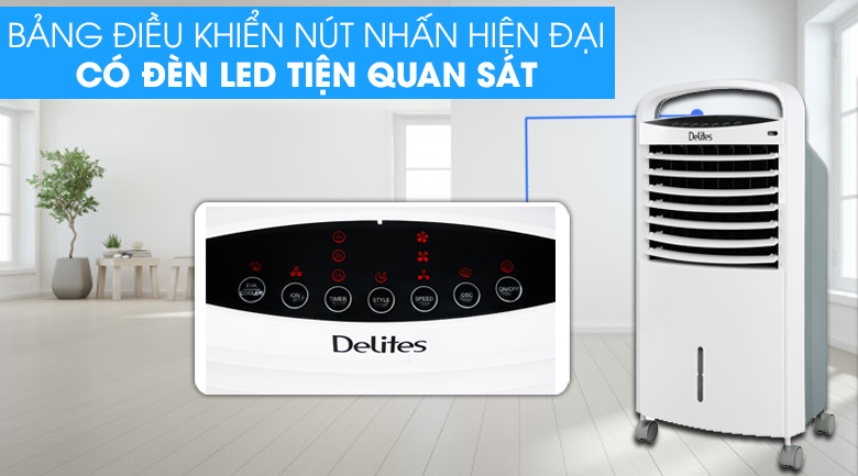 Dùng đơn giản - Quạt điều hòa Delites DEL-AC07DR