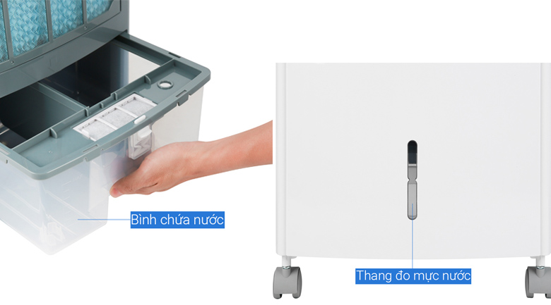 Bình nước nhỏ gọn - Quạt điều hòa Delites DEL-AC07DR Bình nước nhỏ gọn - Quạt điều hòa Delites DEL-AC07DR