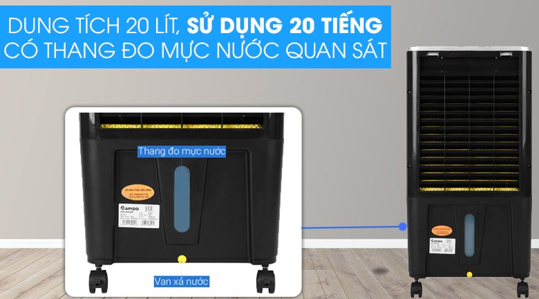Quạt điều hòa không khí Rapido 3000M 40W
