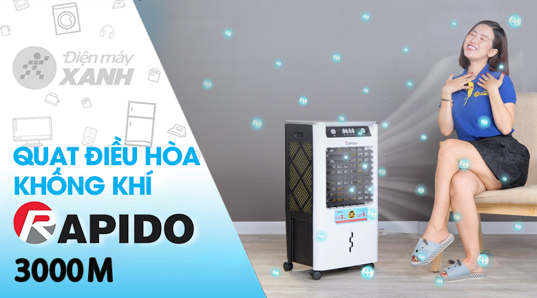 Quạt điều hòa không khí Rapido 3000M 40W