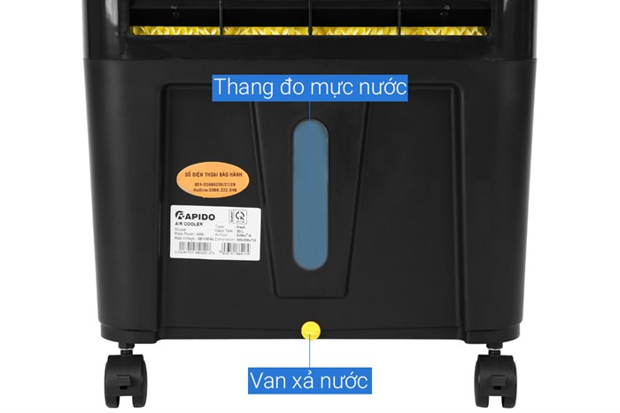 Quạt điều hòa không khí Rapido 3000M 40W Màu Trắng