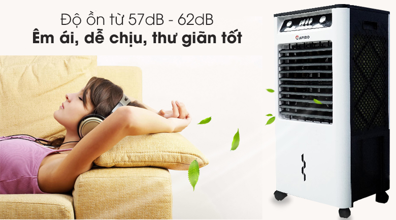 Độ ồn - Quạt điều hòa không khí Rapido 3000M