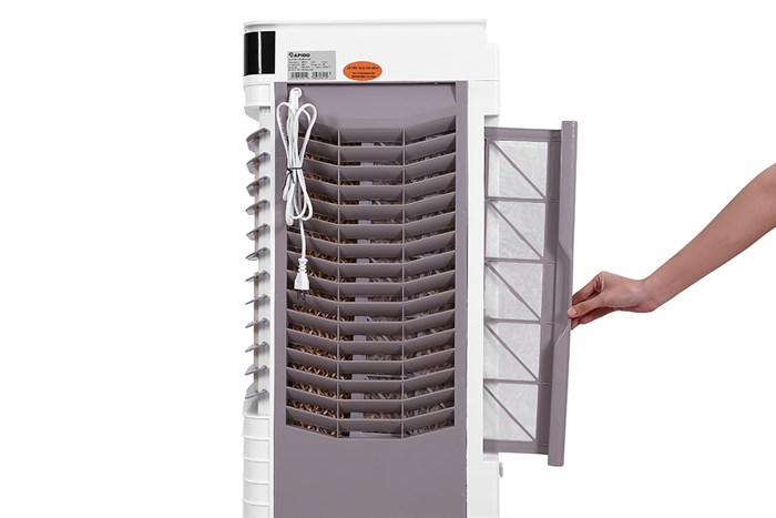 Quạt điều hòa Rapido 9000D 200W Màu Kem