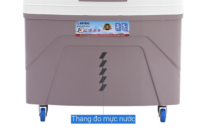 Quạt điều hòa Rapido 9000D 200W Màu Kem