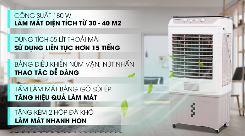 Quạt điều hòa Kangaroo KG50F72 180W