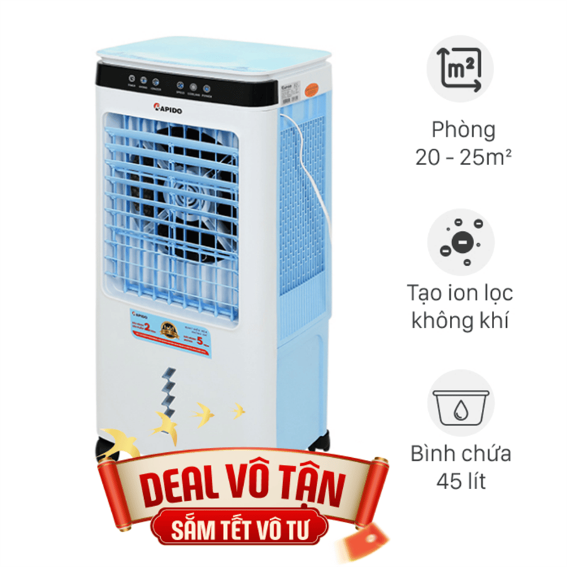 Quạt điều hòa Rapido 6000D 80W