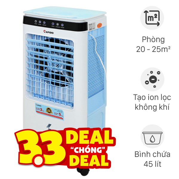 Quạt điều hòa Rapido 6000D 80W