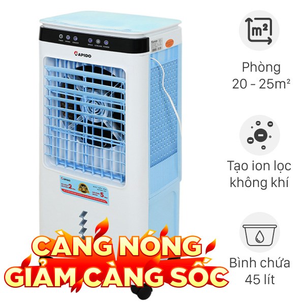 Quạt điều hòa Rapido 6000D 80W