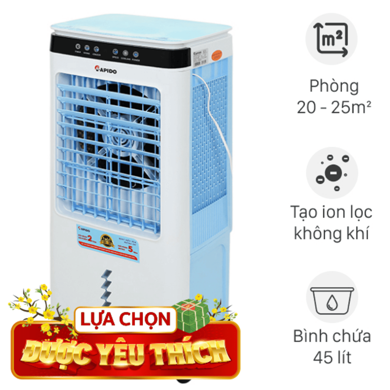 Quạt điều hòa Rapido 6000D 80W