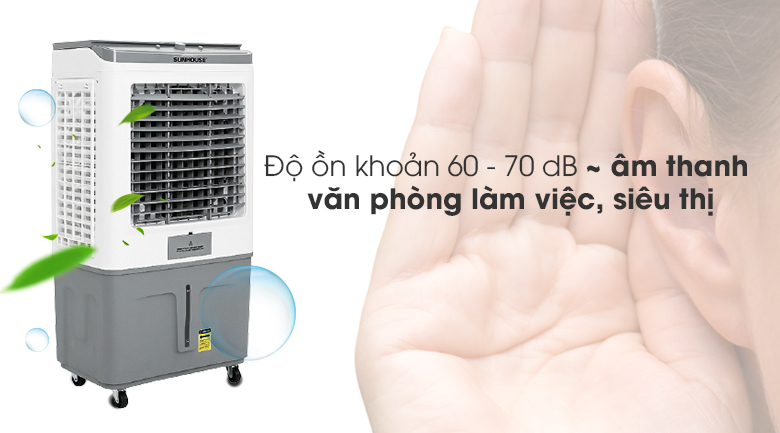 Độ ồn - Quạt điều hòa Sunhouse SHD7757.