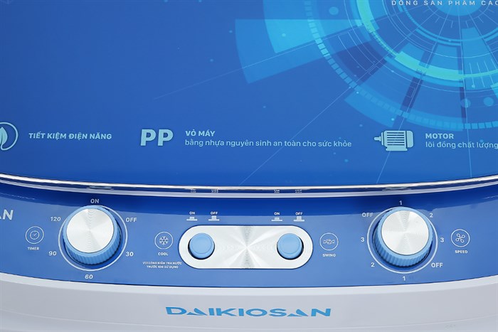 Quạt điều hòa Daikiosan DKA-04000G 110W Màu Trắng - Xanh