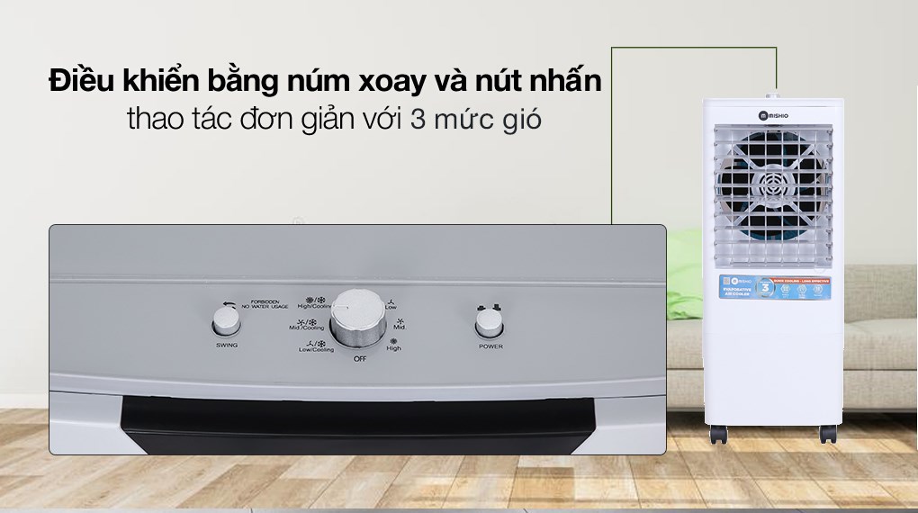 Quạt điều hòa Mishio MK-266 80W