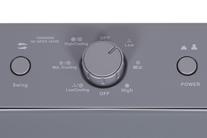 Quạt điều hòa Mishio MK-266 80W Màu Trắng