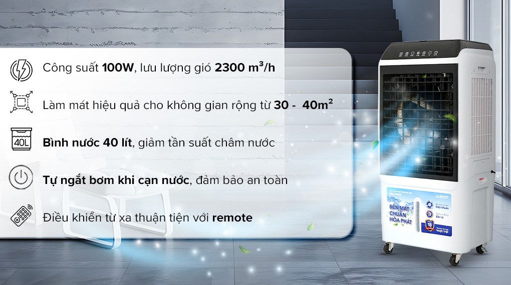 Quạt điều hòa Hòa Phát HPCF1-033I 100W