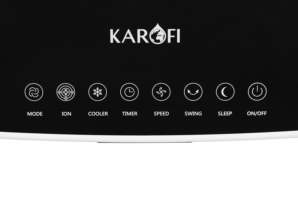 Quạt điều hòa Karofi KAC-H132R - Bảng điều khiển