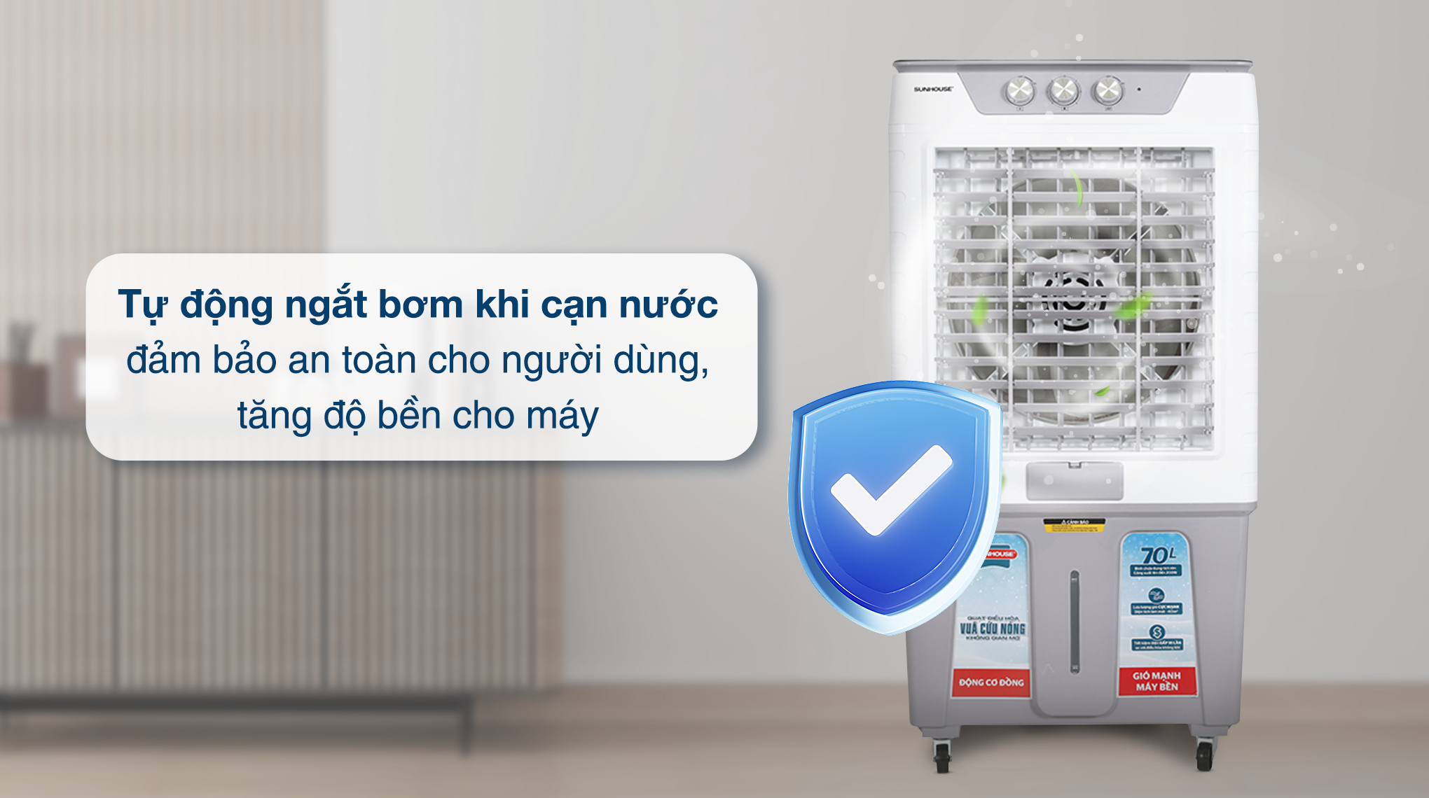 Quạt điều hoà Sunhouse SHD7775 200W