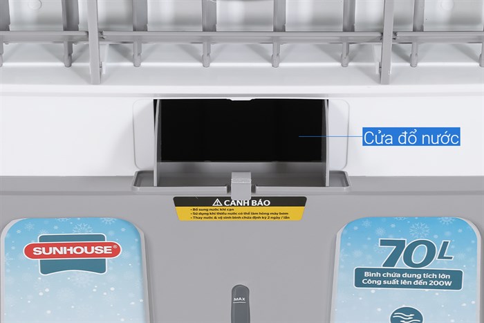 Quạt điều hoà Sunhouse SHD7775 200W Màu Xám