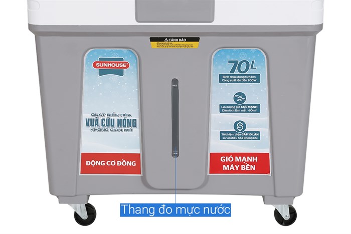 Quạt điều hoà Sunhouse SHD7775 200W Màu Xám