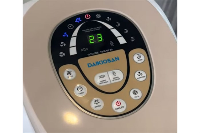 Quạt điều hoà Daikiosan DM105 200W Màu Trắng - Kem